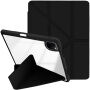 Husă tip carte XDcase cu Suport origami și spațiu pentru Apple Pencil pentru iPad Air 13" (2024-2026) / Pro 12,9" (2018-2022) - negru