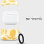 Carcasă Burga cu model și carabină pentru AirPods 4 / 5 - Lemon Tart