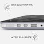 Husă mată Burga cu model pentru MacBook Air 13" (A1932 / A2179 / A2337) - Nocturnal