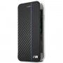 Husă BMW Carbon Book, pentru iPhone 7 / 8 - negru