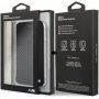 Husă BMW Carbon Book, pentru iPhone 7 / 8 - negru