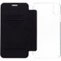 Husă și sticlă durificată Guess Bundle, pentru iPhone XR - negru