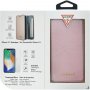 Husă și sticlă durificată Guess Bundle, pentru iPhone XR - roz-auriu