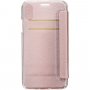 Husă și sticlă durificată Guess Bundle, pentru iPhone XR - roz-auriu