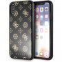 Carcasă Guess Layer Glitter Peony, pentru iPhone X / XS - negru