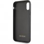 Carcasă Guess Layer Glitter Peony, pentru iPhone X / XS - negru