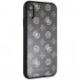 Carcasă Guess Layer Glitter Peony, pentru iPhone XR - negru