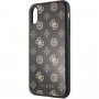 Carcasă Guess Layer Glitter Peony, pentru iPhone XR - negru