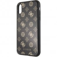 Carcasă Guess Layer Glitter Peony, pentru iPhone XR - negru