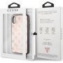 Carcasă Guess Layer Glitter Peony, pentru iPhone X / XS - roz deschis