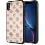 Carcasă Guess Layer Glitter Peony, pentru iPhone XR - roz deschis