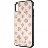 Carcasă Guess Layer Glitter Peony, pentru iPhone XR - roz deschis