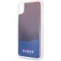 Husă tip clepsidră Guess, luminoasă în întuneric, pentru iPhone XR - roșu