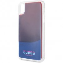 Husă tip clepsidră Guess, luminoasă în întuneric, pentru iPhone XR - roșu