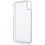 Husă tip clepsidră Guess, luminoasă în întuneric, pentru iPhone XR - roșu