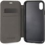 Husă flip Guess Debossed Peony, pentru iPhone XR - bej