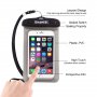 Husă /carcasă HAWEEL, impermeabilă, ultra–subţire, transparentă, pentru Apple iPhone 6 Plus / 6S Plus - neagră