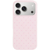Husă de protecție cu buline pentru iPhone 17 Pro / 18 Pro - roz
