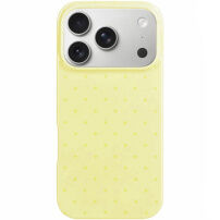 Husă de protecție cu buline pentru iPhone 17 Pro / 18 Pro - galben