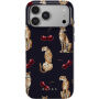 Husă Burga Tough cu model și MagSafe pentru iPhone 17 Pro / 18 Pro - Cougar