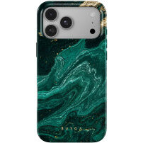Burga Tough Husă cu model și MagSafe pentru iPhone 17 Pro / 18 Pro - Emerald Pool