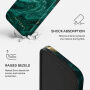 Burga Tough Husă cu model și MagSafe pentru iPhone 17 Pro / 18 Pro - Emerald Pool