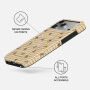 Husă Burga Tough cu model și MagSafe pentru iPhone 17 Pro / 18 Pro - Honeycomb
