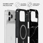 Husă Burga Tough cu model și MagSafe pentru iPhone 17 Pro / 18 Pro - Noir Origin