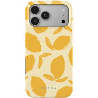 Burga Tough Husă cu model și MagSafe pentru iPhone 17 Pro Max / 18 Pro Max - Lemon Tart