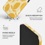 Burga Tough Husă cu model și MagSafe pentru iPhone 17 Pro Max / 18 Pro Max - Lemon Tart