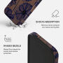 Husă Burga Tough cu model și MagSafe pentru iPhone 17 Pro Max / 18 Pro Max - Velvet Night