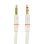 Reducţie / adaptor audio pentru căşti - jack 3,5 mm, la 2 x 3,5 mm - alb
