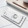 Carcasă / husă de lux MAOXIN, fabricată din materiale ecologice, cu suport / stativ inelar, pentru Apple iPhone 6S Plus / iPhone 6 Plus (pisici desenate), inclusiv blocnotes şi pungă de plastic