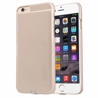 Carcasă / husă magnetică 2 în 1 NILLKIN, pentru încărcare wireless Qi, pentru Apple iPhone 6 / 6S - antiderapantă - aurie