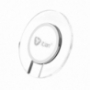 Încărcător / suport de încărcare wireless Qi, cu iluminat LED, pentru Apple iPhone - alb