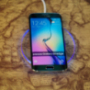 Încărcător / suport de încărcare wireless Qi, cu iluminat LED, pentru Apple iPhone - negru