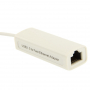 Adaptor ethernet USB, de mare viteză, - 10/100Mbps, RJ45, USB 2.0 - alb