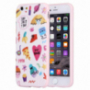 Carcasă / husă de protecţie, din plastic, cu imagini colorate, pentru Apple iPhone 6 / 6S