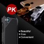 Carcasă extra-rezistentă Viking, cu 3 obiective interschimbabile, pentru iPhone X / XS - negru