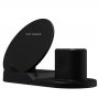 Stație de încărcare rapidă wireless, 3 în 1, pentru iPhone / Apple Watch / AirPods - negru