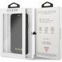 Guess Iridescent Book husă flip din piele, pentru iPhone XR - negru